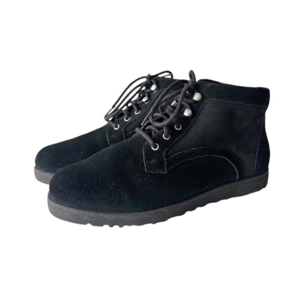 UGG Bethany Black Suede Lace Up Chukka Boot